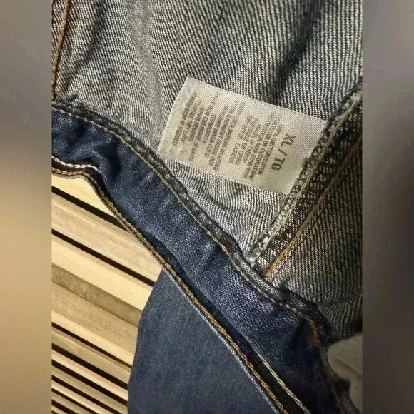 Aeropostale Cropped Jean Jacket – XL - Picture 4 of 7